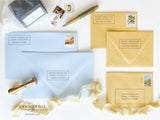 Pre-inked Return Address Stamp #018