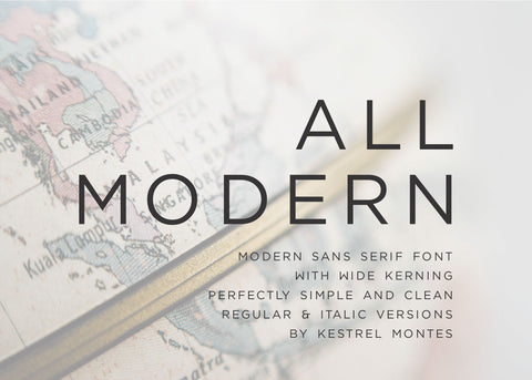 All Modern San Serif Font-wedding invitation font-Ink Me This