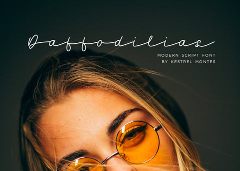Daffodilias Monoline Font-wedding invitation font-Ink Me This