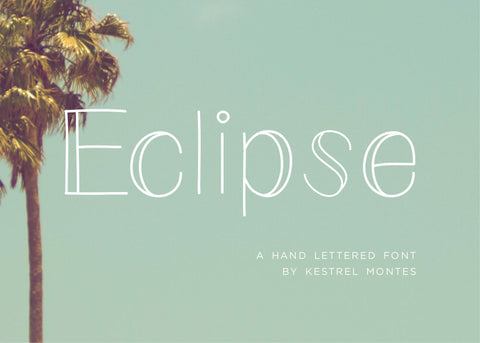 Eclipse San Serif Font-wedding invitation font-Ink Me This