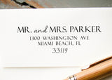 Pre-inked Return Address Stamp #106