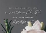 Que Sera Script Font-wedding invitation font-Ink Me This