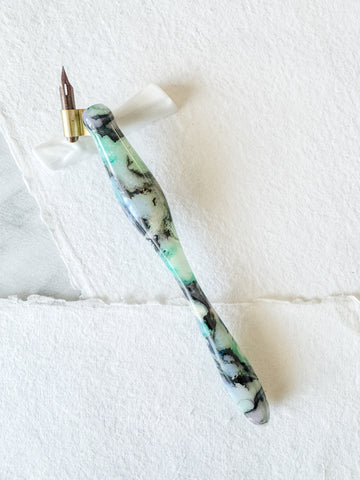 Calligraphy Pen Holder: Lagoon