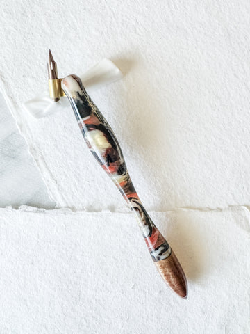 Calligraphy Pen Holder: Driftwood