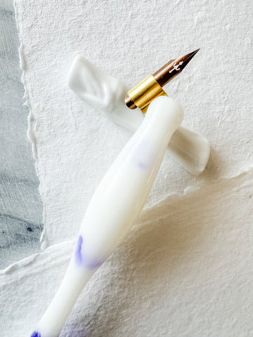 Calligraphy Pen Holder: Orchid
