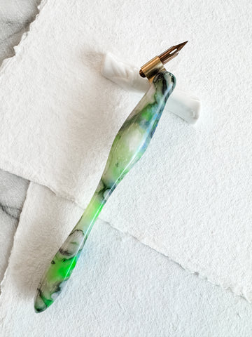 Calligraphy Pen Holder: Rainforest