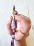 Calligraphy Pen Holder: Bejeweled