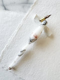 Calligraphy Pen Holder: Marbled