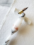 Calligraphy Pen Holder: Marbled
