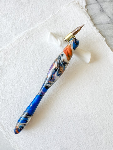 Calligraphy Pen Holder: Deep Galaxy