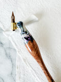 Calligraphy Pen Holder: Floral