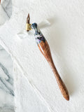 Calligraphy Pen Holder: Floral
