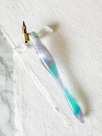 Calligraphy Pen Holder: Mist