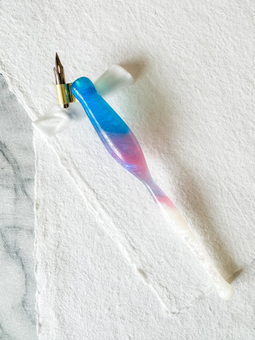 Calligraphy Pen Holder: Raspberry