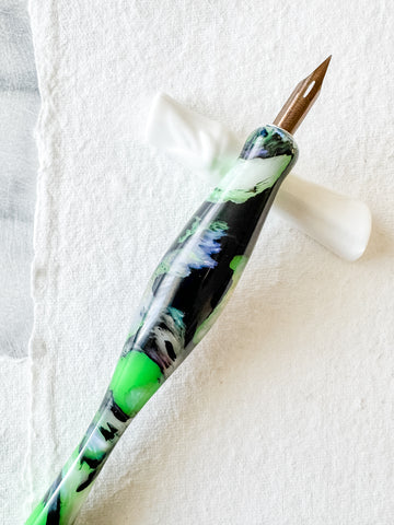 Calligraphy Pen Holder: Satellite