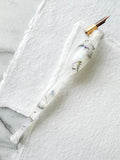 Calligraphy Pen Holder: Abalone (lighter)