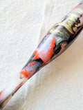 Calligraphy Pen Holder: Abalone Fire