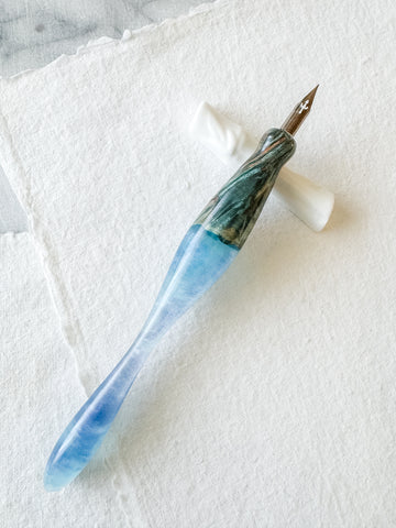 Calligraphy Pen Holder: Mermaid