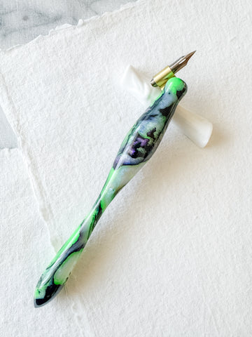 Calligraphy Pen Holder: Satellite
