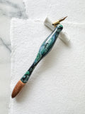Calligraphy Pen Holder: Knight