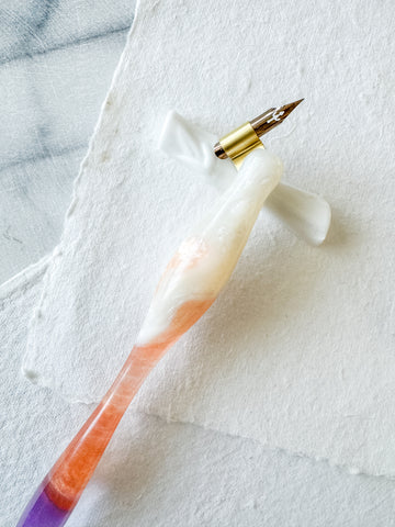 Calligraphy Pen Holder: Bird of Paradise