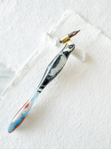 Calligraphy Pen Holder: Patina