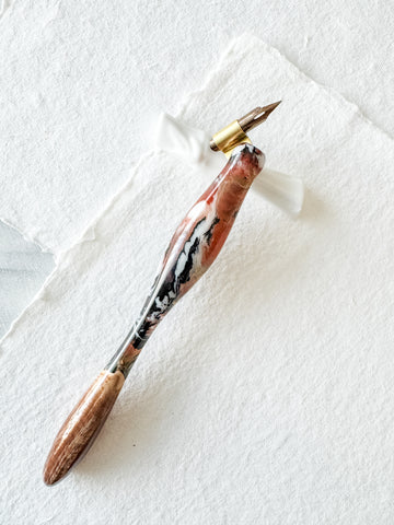 Calligraphy Pen Holder: Driftwood