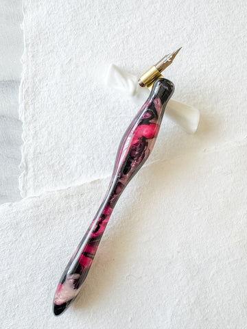 Calligraphy Pen Holder: Cabernet