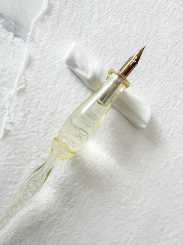 Handmade Oblique Calligraphy Pen offered by Kestrel Montes of