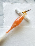 Calligraphy Pen Holder: Peaches