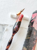 Calligraphy Pen Holder: Calico