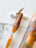 Calligraphy Pen Holder: Apricot