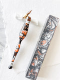 Calligraphy Pen Holder: Raven