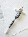 Calligraphy Pen Holder: Mother of Pearl