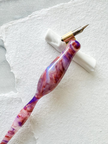 Calligraphy Pen Holder: Kaleidoscope