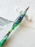 Calligraphy Pen Holder: Oceanic
