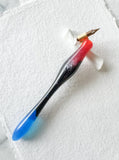 Calligraphy Pen Holder: Fire and Ice