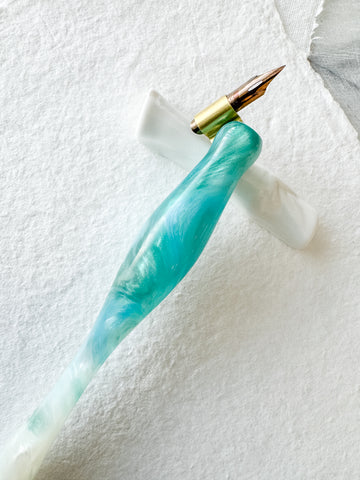 Calligraphy Pen Holder: Breathe