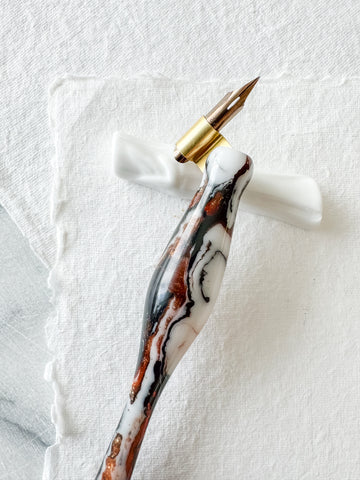 Calligraphy Pen Holder: Coppertone
