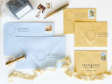 Round Address Stamp #022
