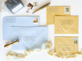 Pre-inked Return Address Stamp #041