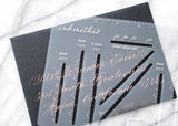 Envelope Calligraphy Ruler-calligraphy supply-Ink Me This