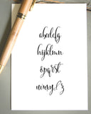 Pre-inked Return Address Stamp #017