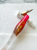 Calligraphy Pen Holder: Flame