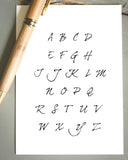 Round Address Stamp #086