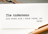 Pre-inked Return Address Stamp #100
