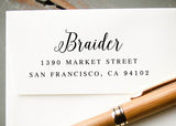 Pre-inked Return Address Stamp #010