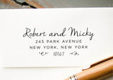 Pre-inked Return Address Stamp #110