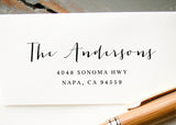 Pre-inked Return Address Stamp #120