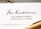 Pre-inked Return Address Stamp #013